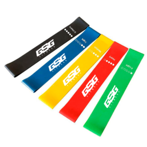 Set de 5 Bandas Elásticas de Resistencia GSG